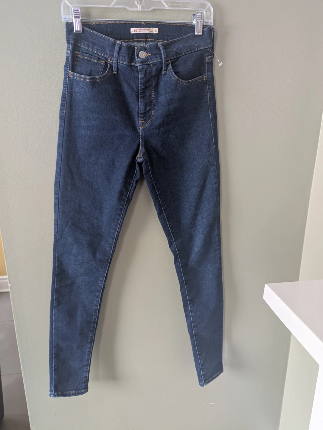 Levi's 720 High Rise Super Skinny Jeans Size 27
