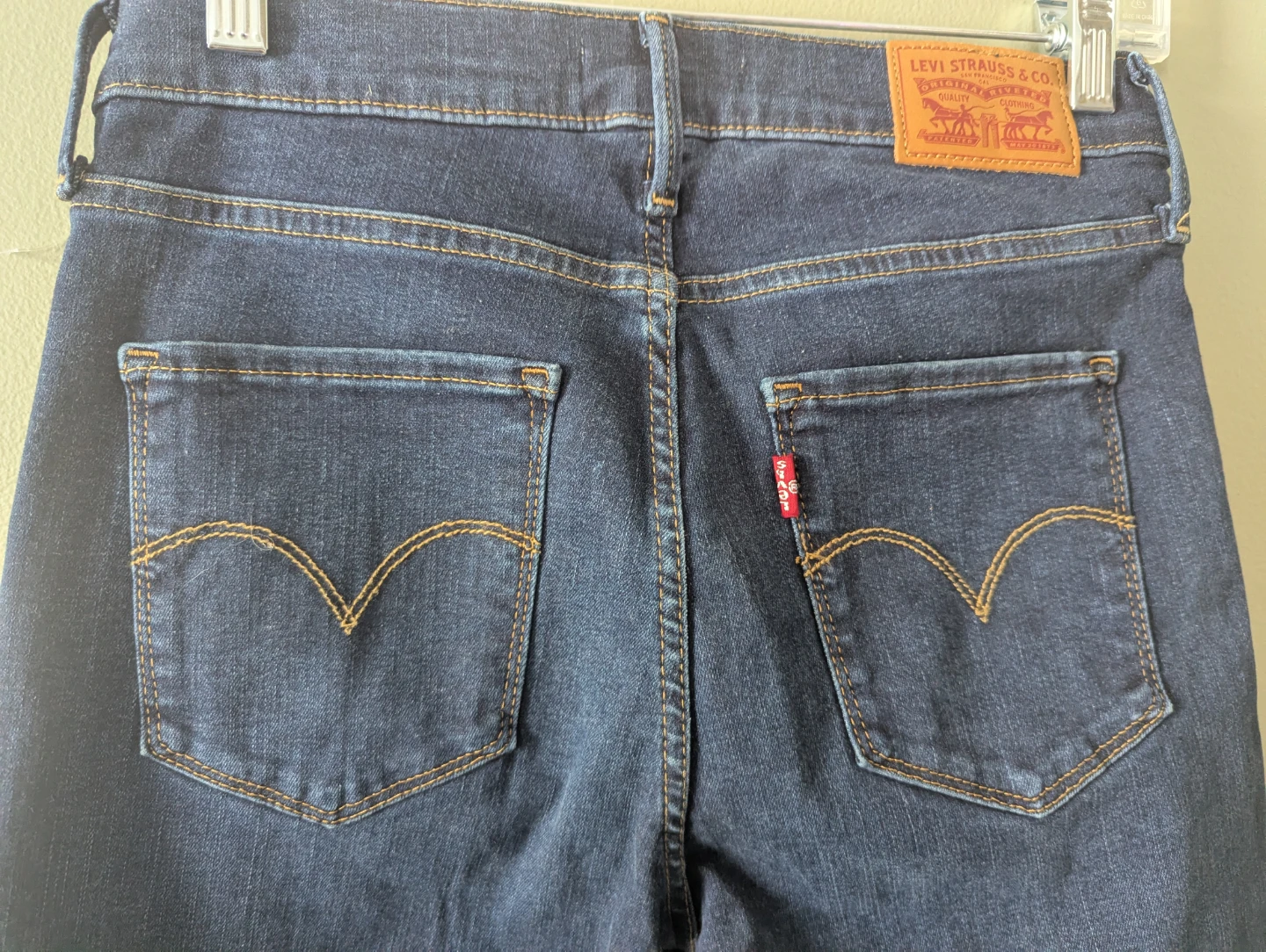 Levi's 720 High Rise Super Skinny Jeans Size 27 - photo 4