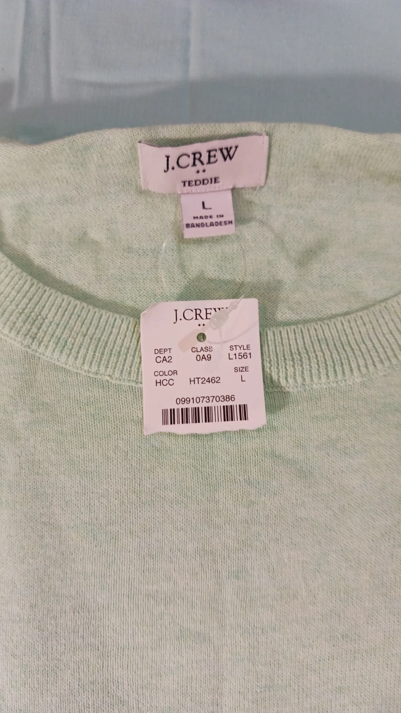 🏆Winter Teddy Sweater - Light Green - Size L - photo 3
