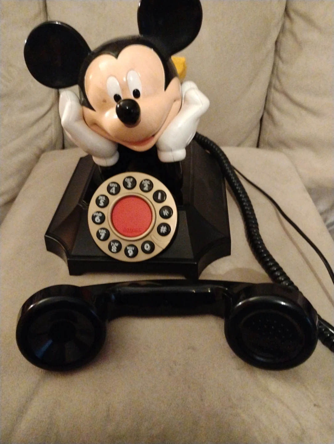 Mickey Mouse Rotary Dial Telephone - photo 2