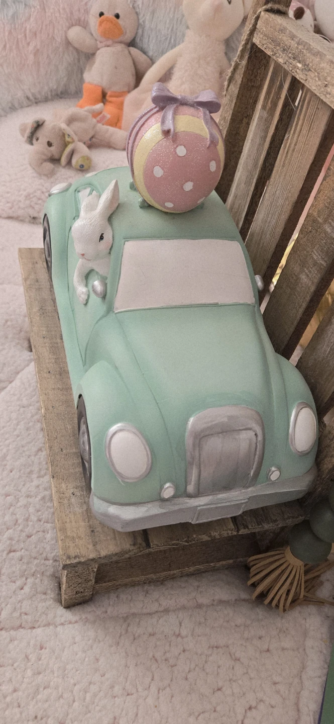 Easter Car Decoration with Bunny and Egg - photo 2