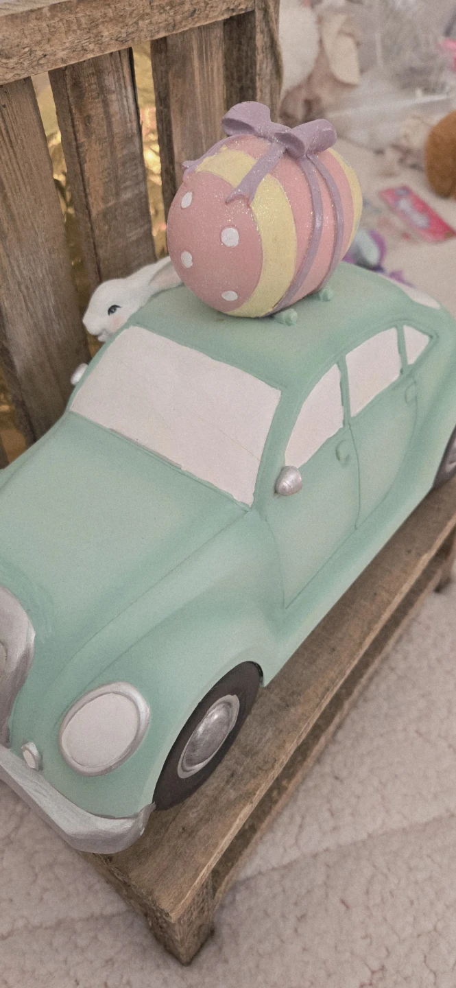 Easter Car Decoration with Bunny and Egg - photo 5
