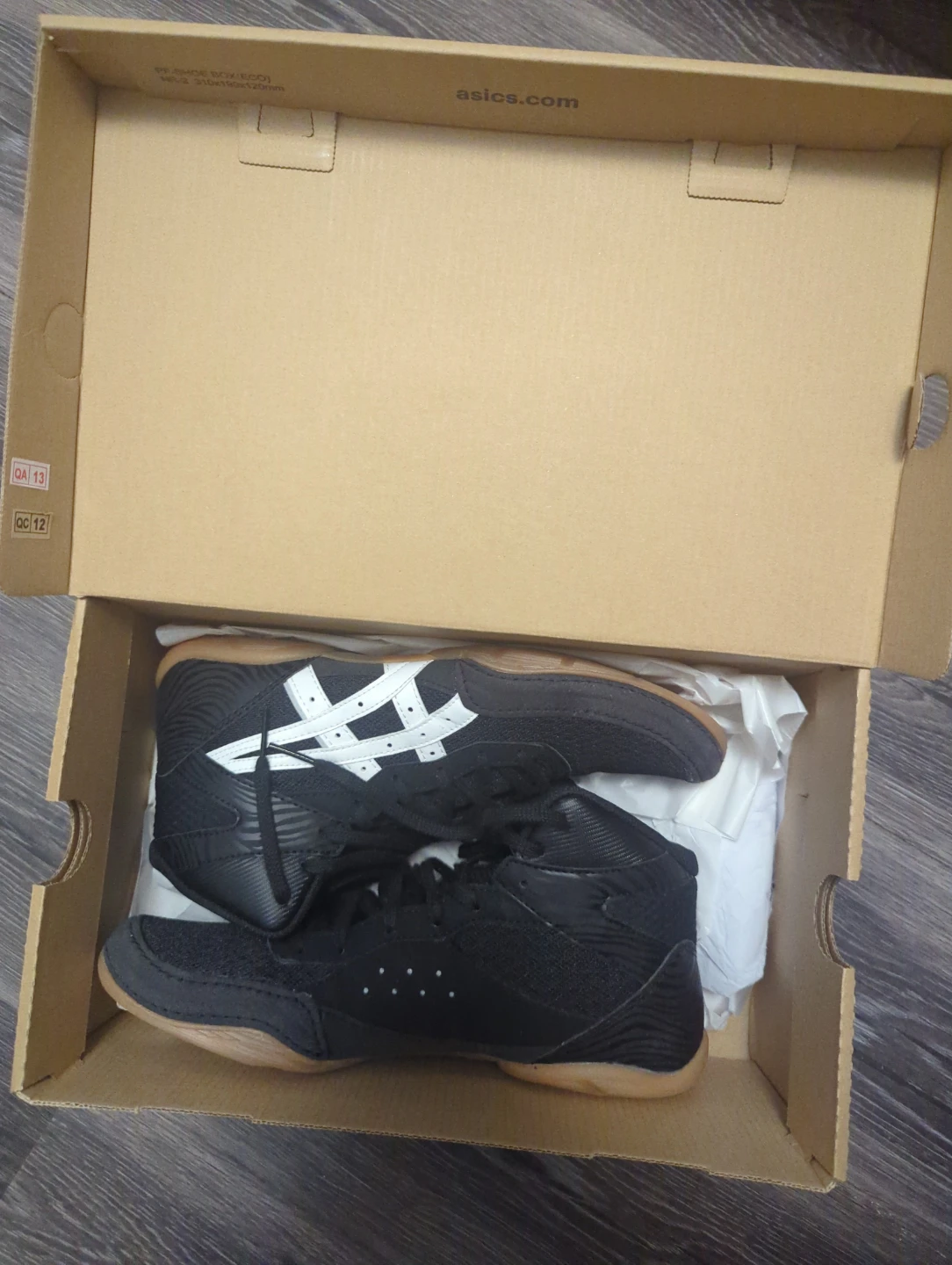 Asics Wrestling Shoes  Black