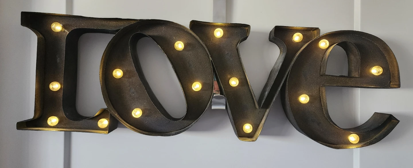 Marquee LOVE Light-Up Sign