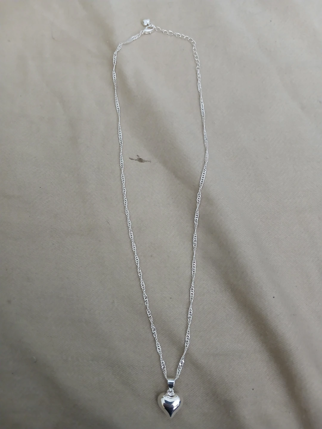 925 Silver Heart Pendant Necklace - photo 3