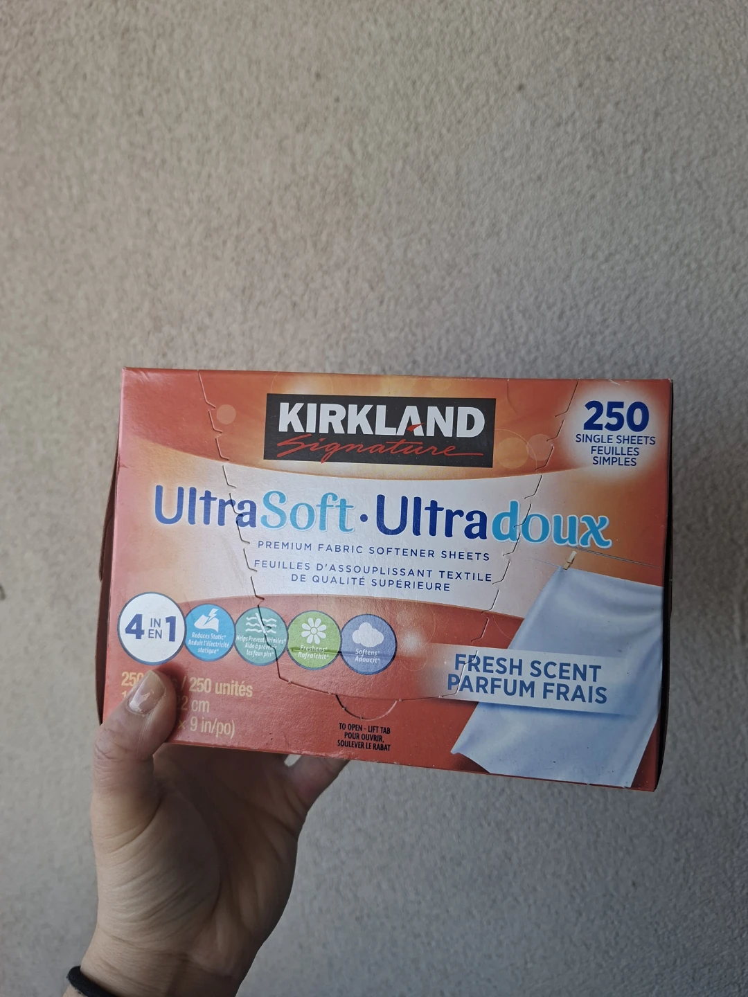 Kirkland Fabric Softener Sheets