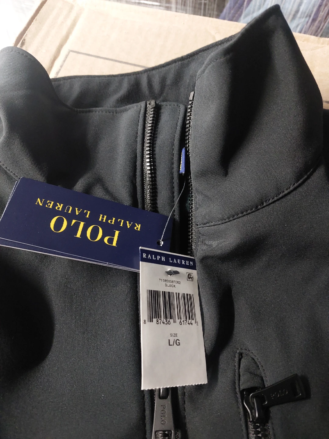 Polo Ralph Lauren Men's Jacket Black Size L/G