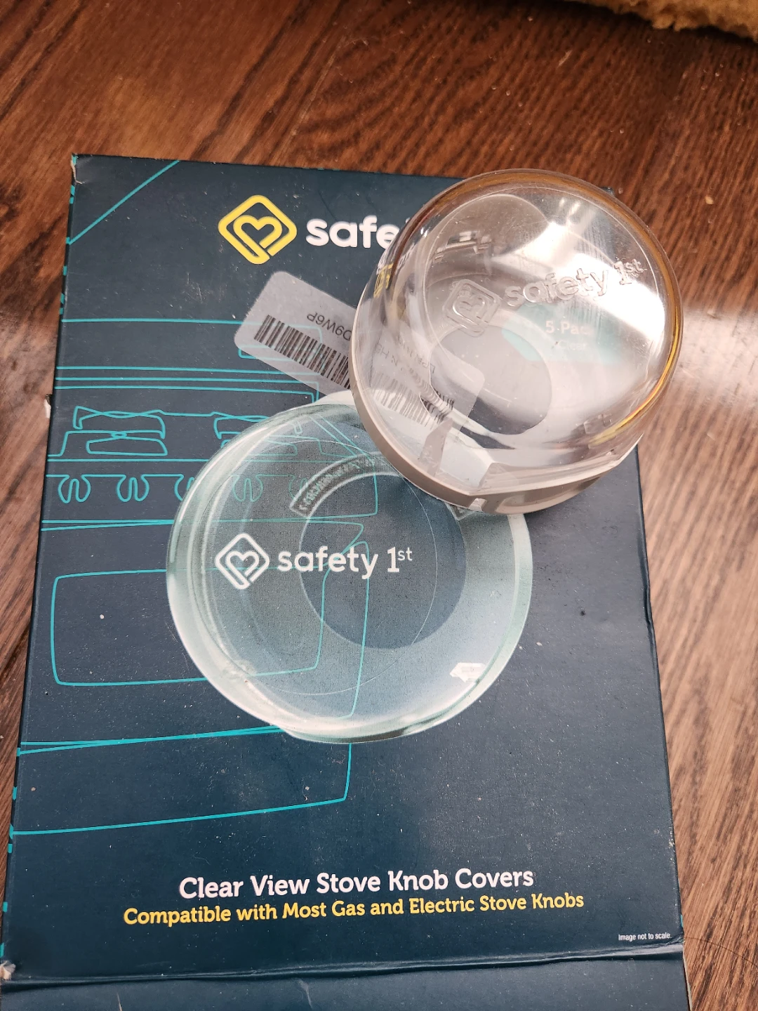 Safety 1st Clear View Stove Knob Covers (5 Pack)