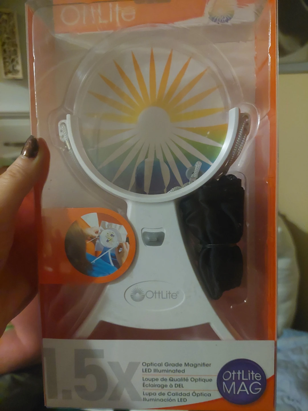 OttLite MAG LED Illuminated Magnifier 1.5x