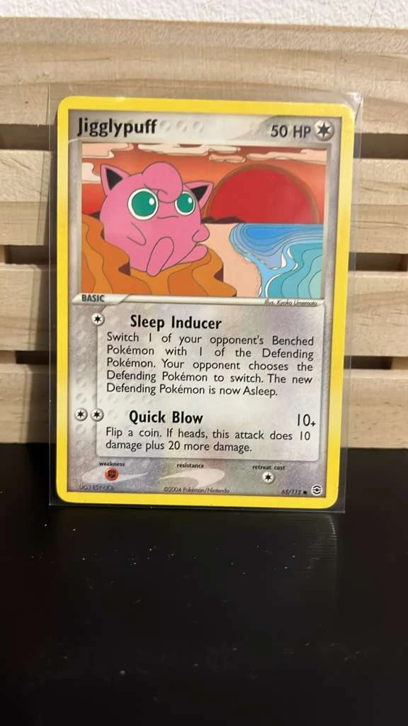 Jigglypuff Pokemon Card 65/117
