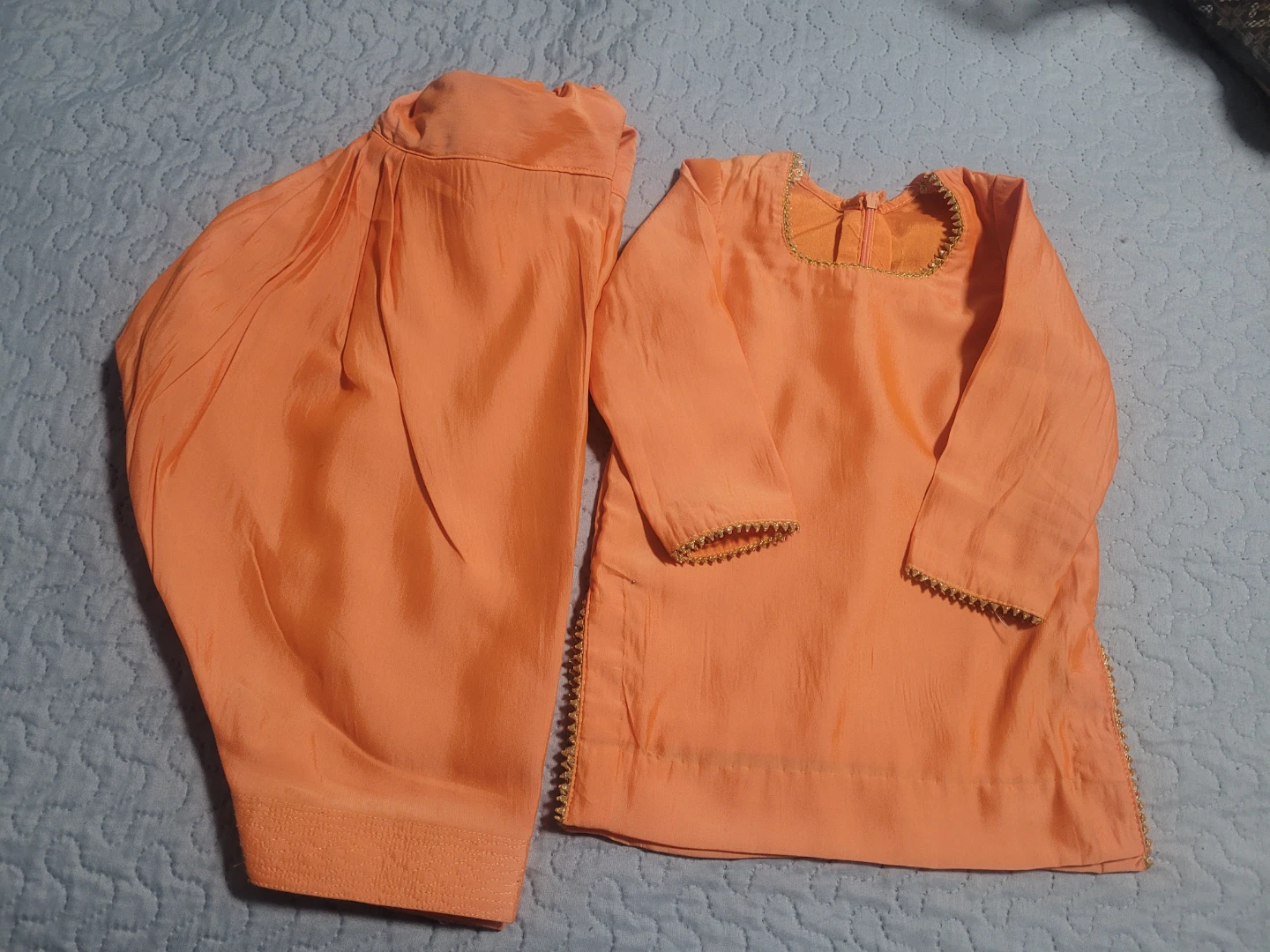 Orange Punjabi Suit for Toddler - photo 2