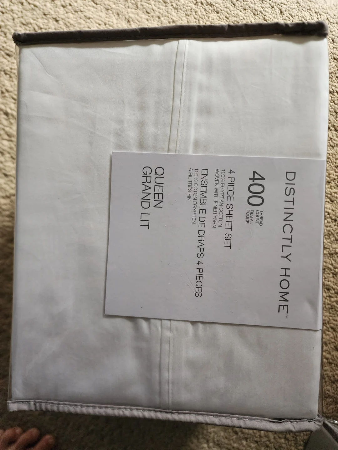 Distincly Home Queen 4 Piece Sheet Set - 400 Thread Count - photo 3