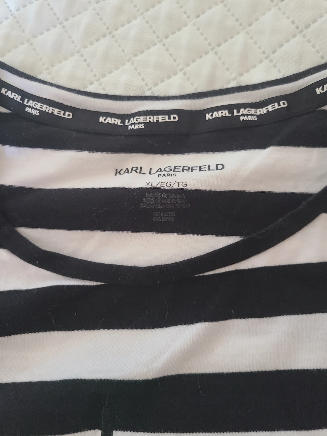 Karl Lagerfeld Paris Striped T-Shirt XL 🧡 - photo 2