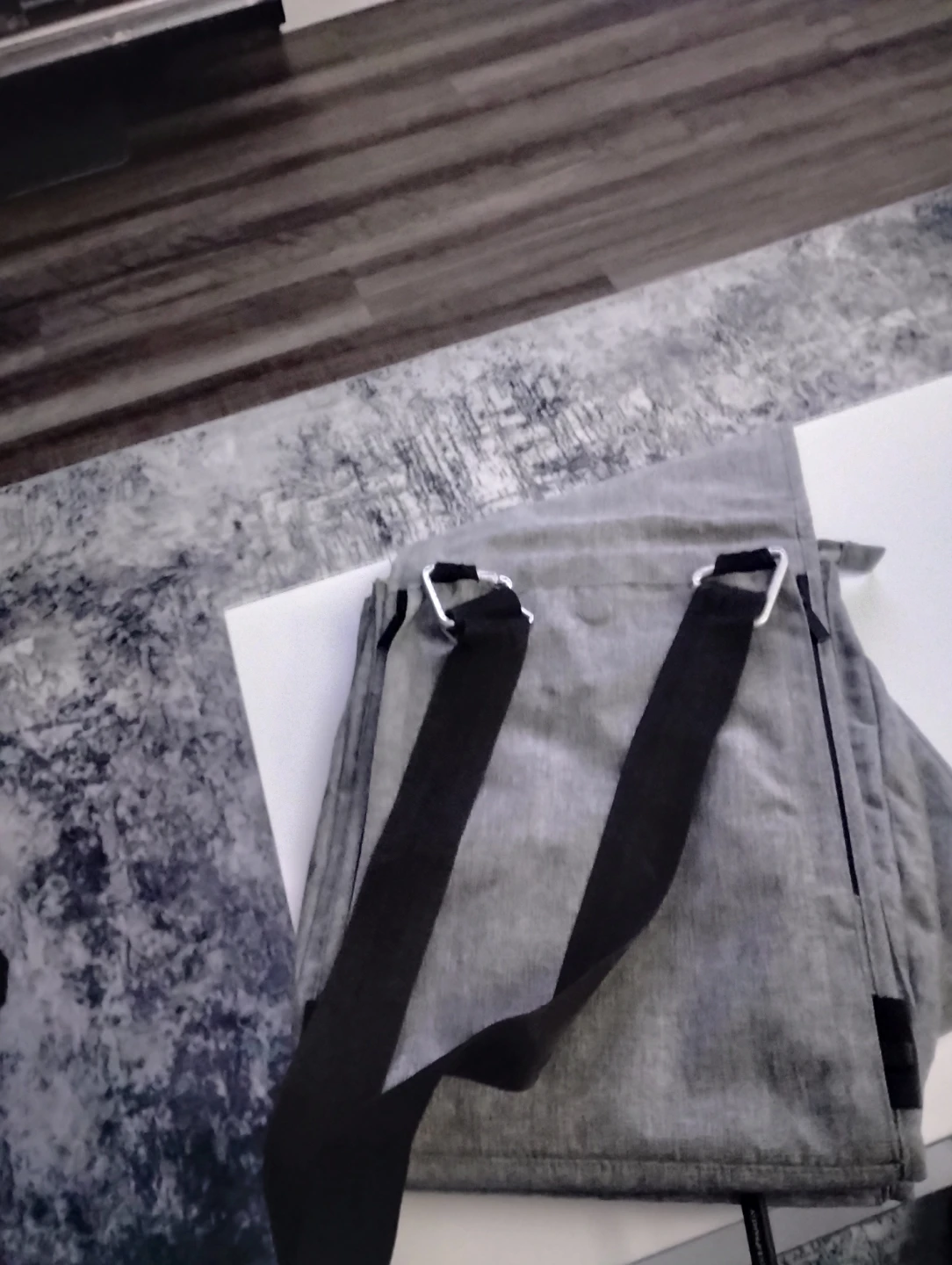 Grey Messenger Bag with Pouch - photo 4