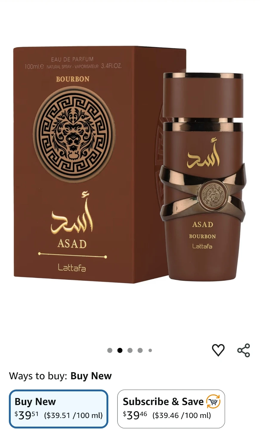 Lattafa Asad Bourbon Eau de Parfum for Men, 100ml 35$ 🏆 - photo 4