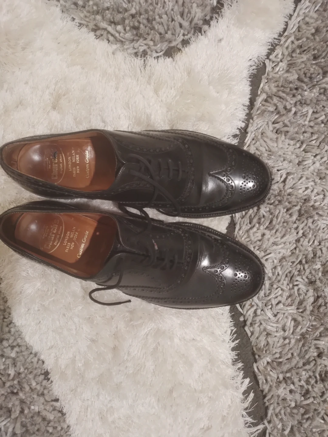 Church's Custom Black Leather Shoes - photo 5