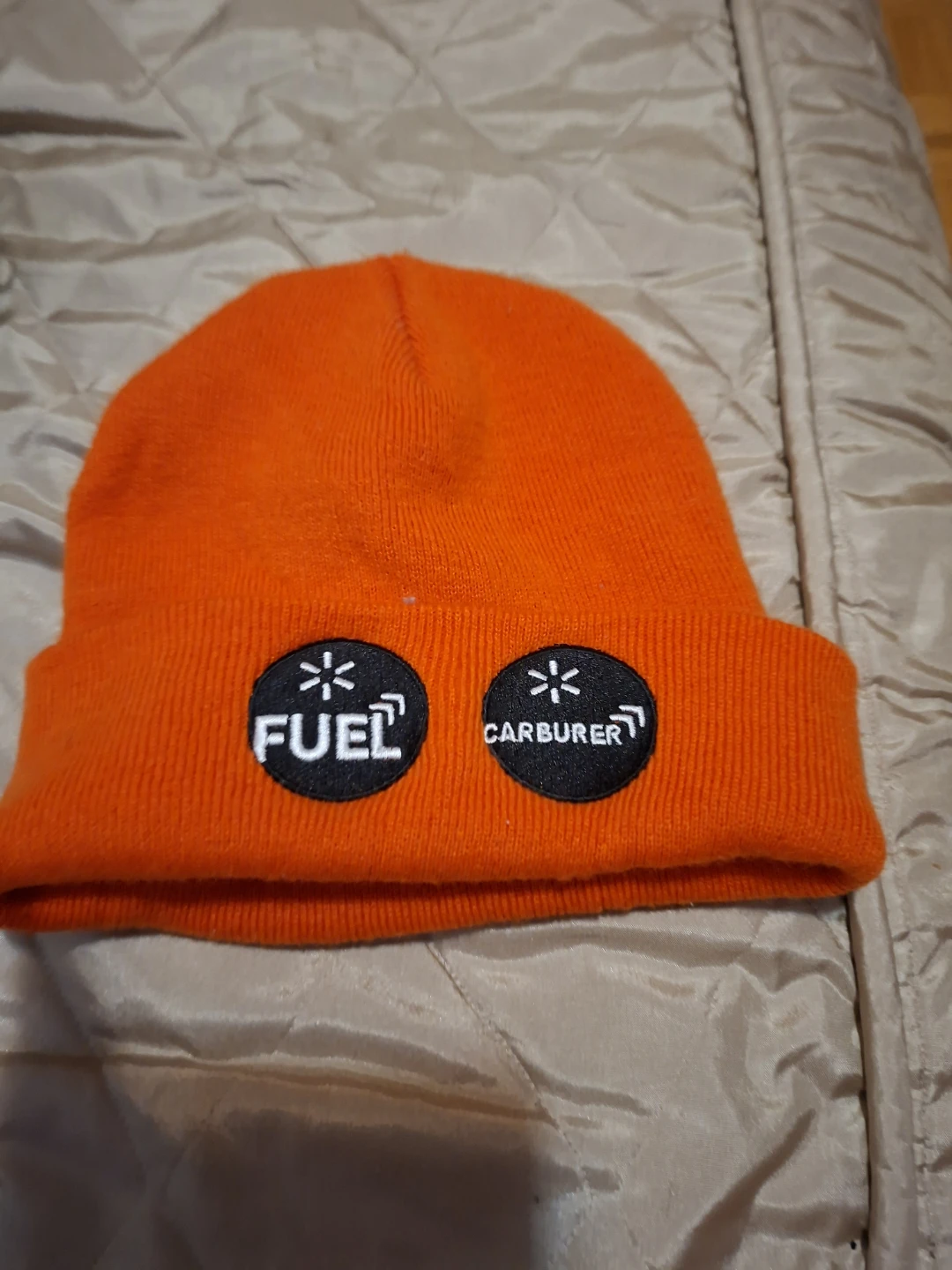 Two Toques: Red/Black Pom Pom and Orange "Fuel Carbureter"🏆 - photo 4