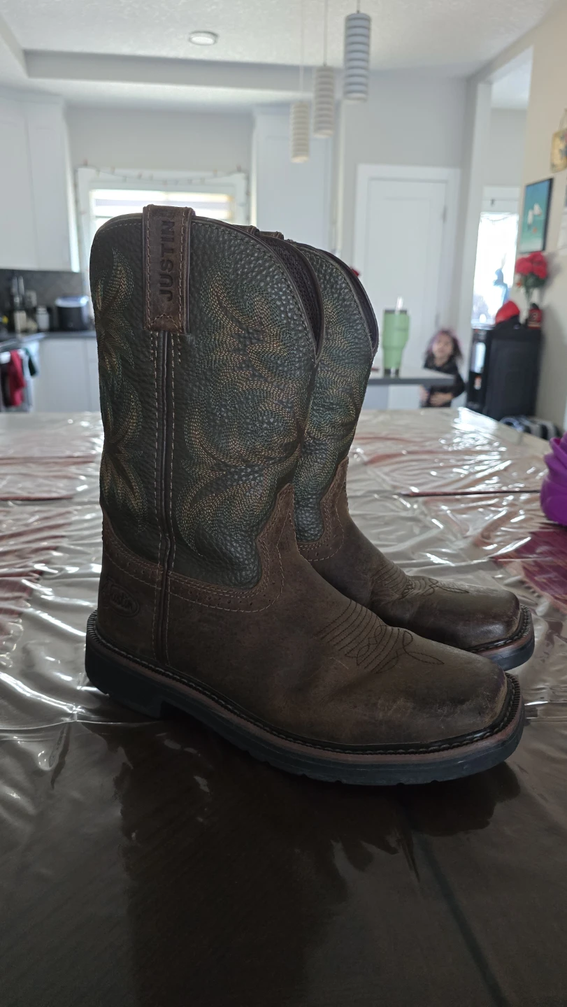 Justin Work Boots - Size 7EE