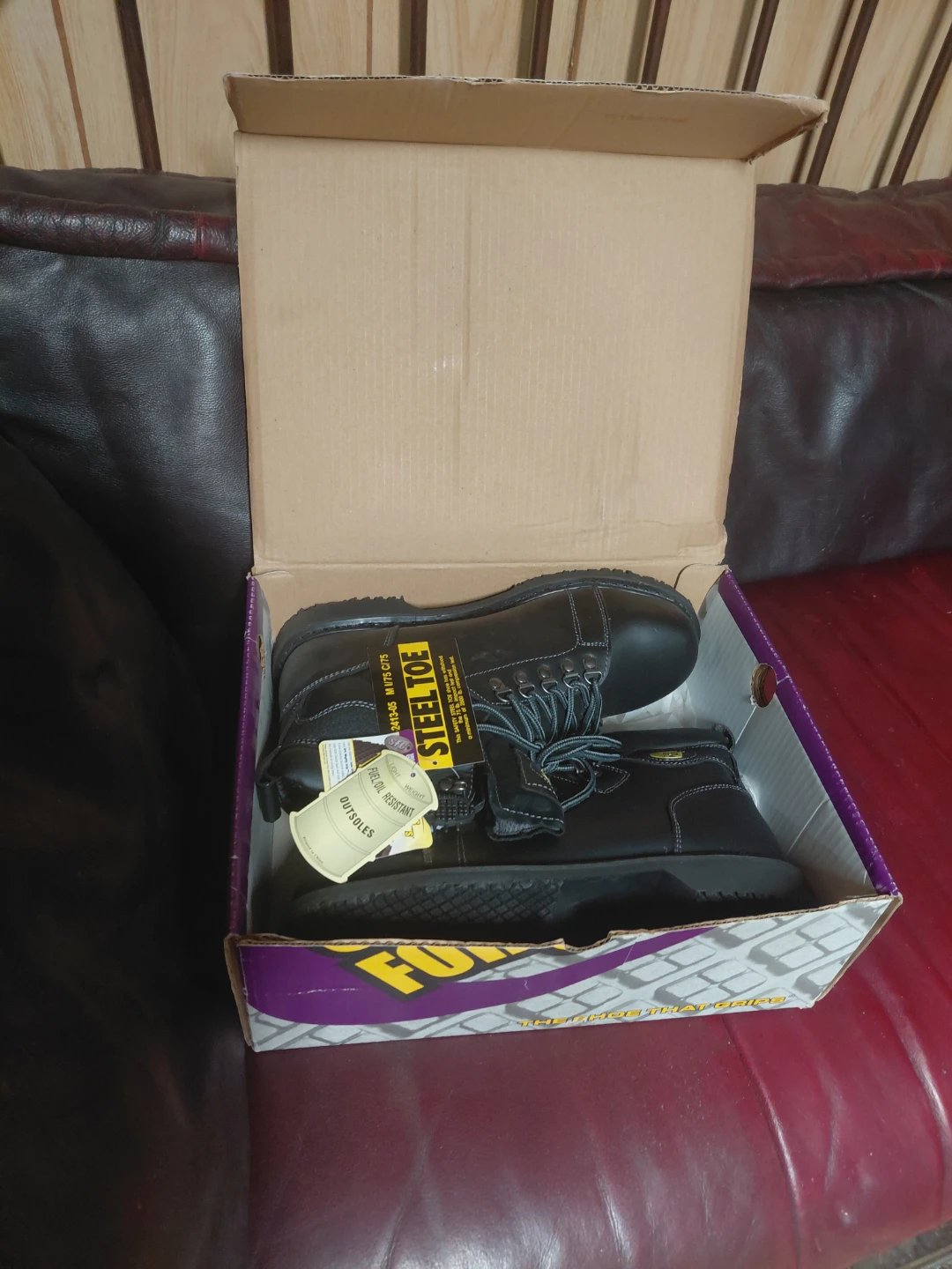 Fox Comfort Steel Toe Work Boots