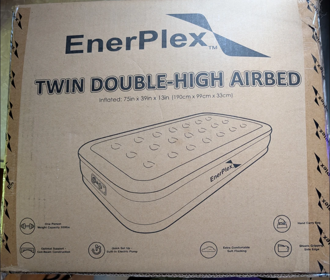 🏆 EnerPlex Twin Double-High Airbed - photo 2