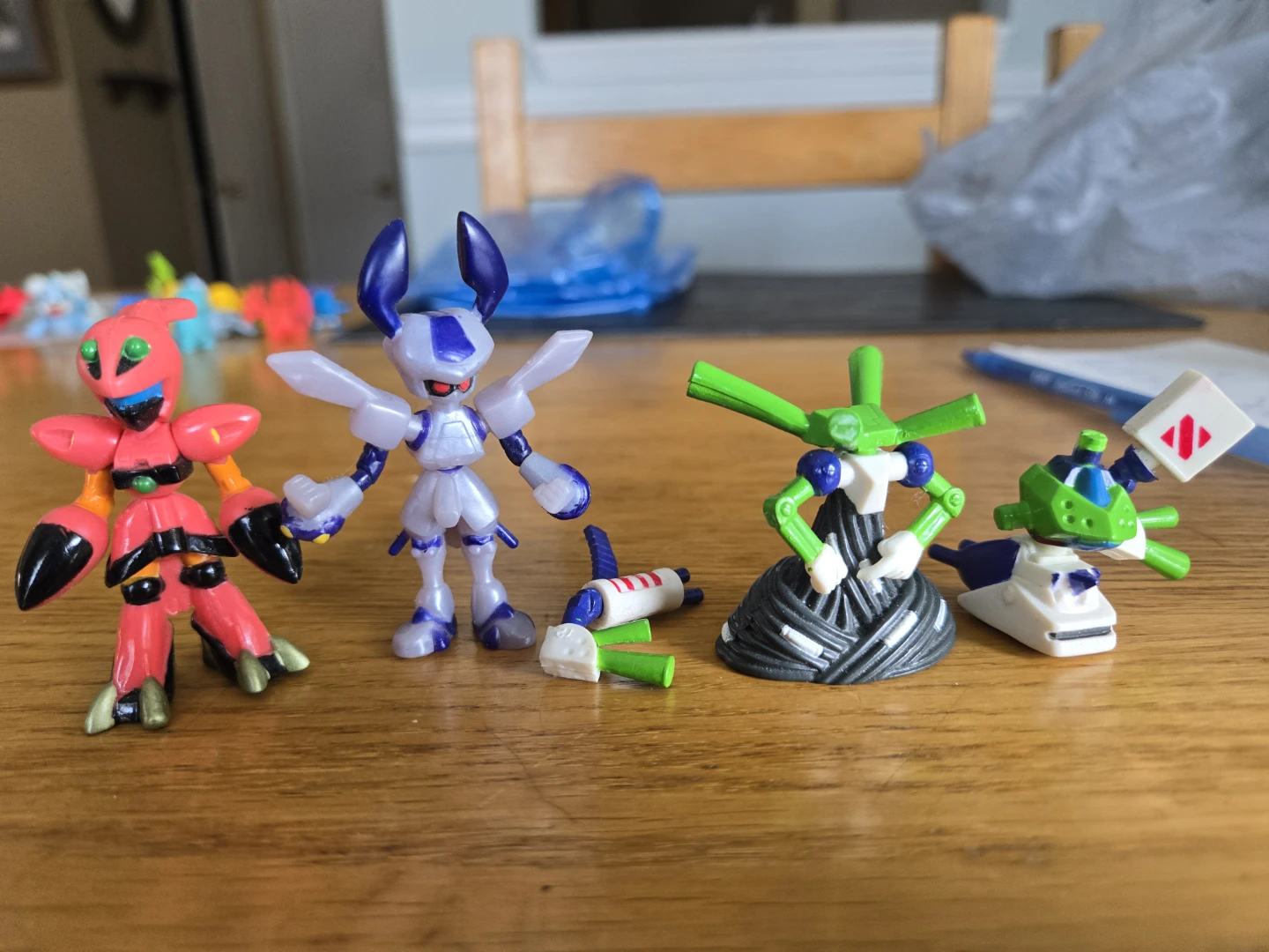 Set of 4 Medabots Action Figures - 1998