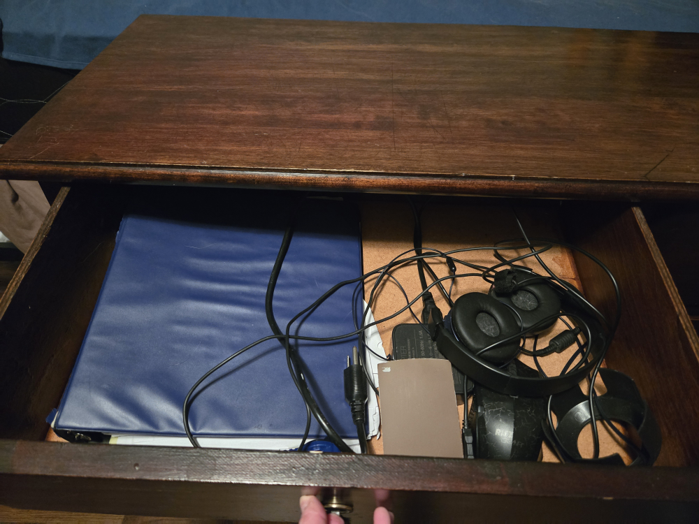 Wooden Desk with Drawers - photo 5