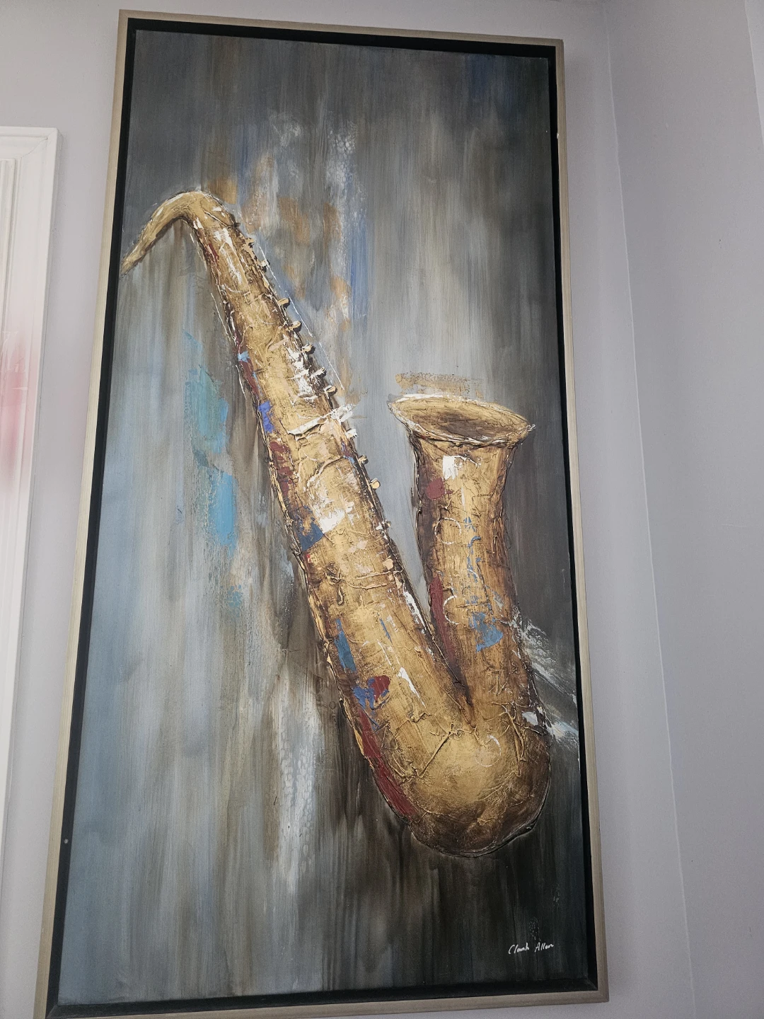 Saxophone Abstract Art Painting - extra large