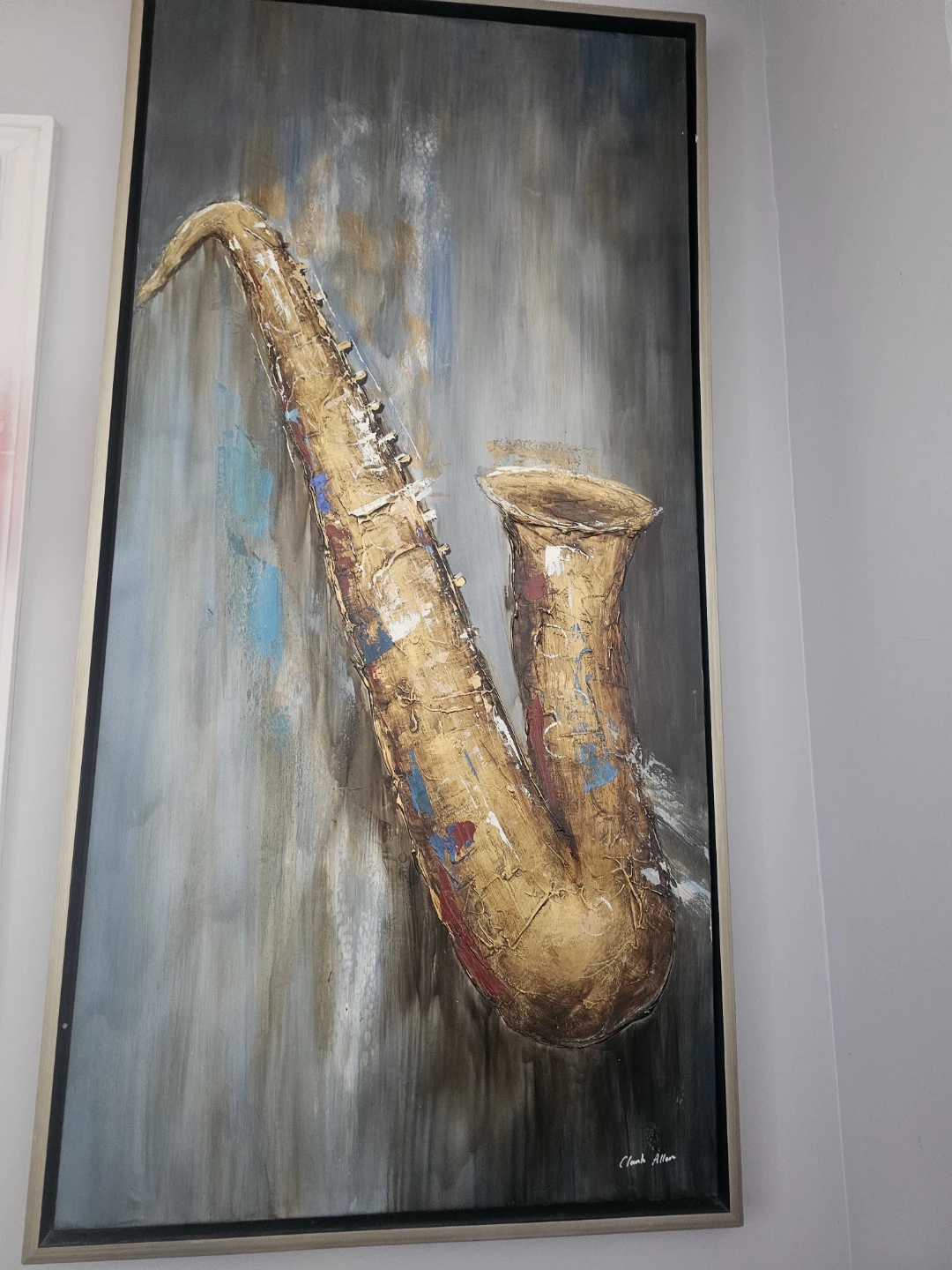 Saxophone Abstract Art Painting - extra large - photo 2