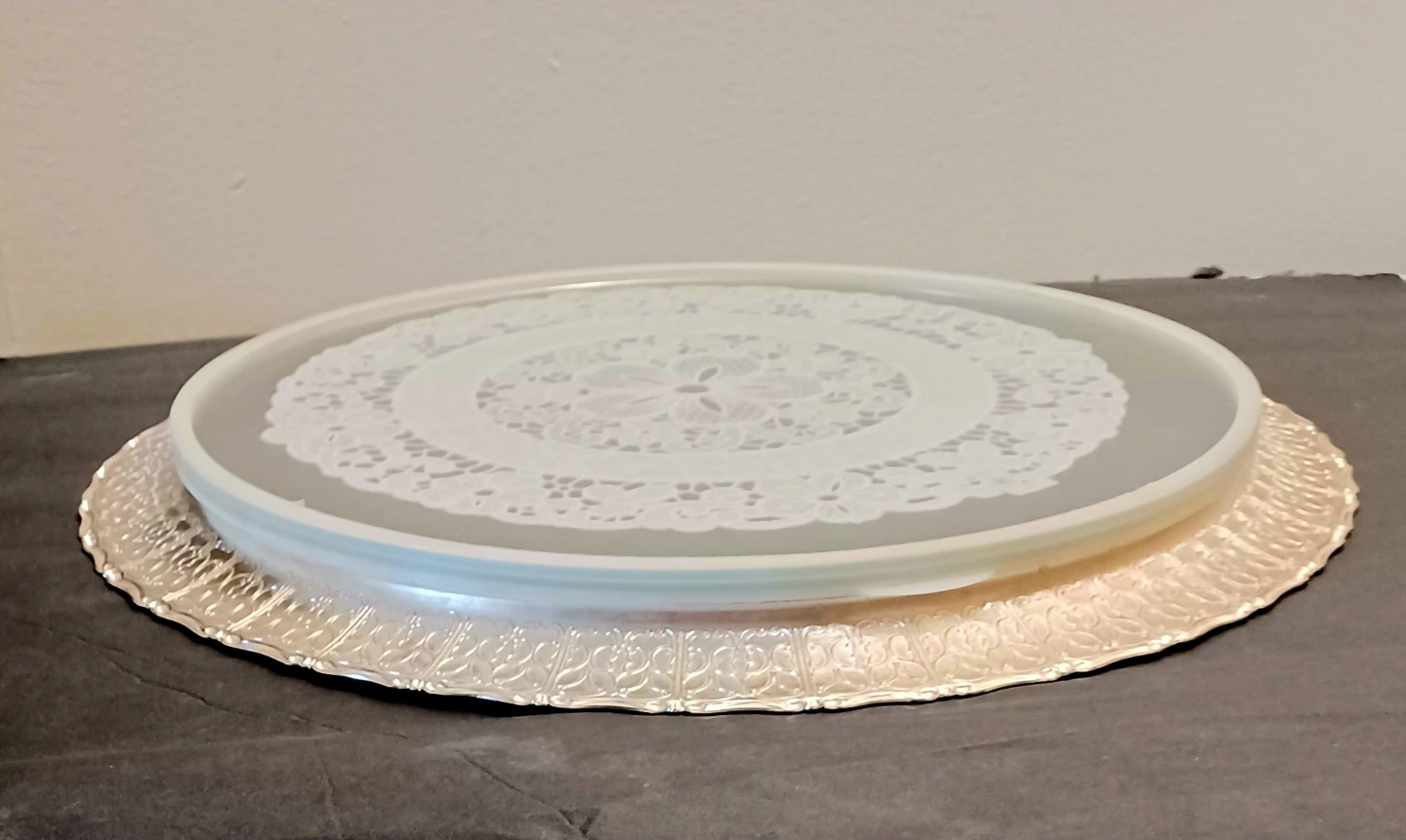 Vtg W. German New Quist New Cake Platter - photo 4