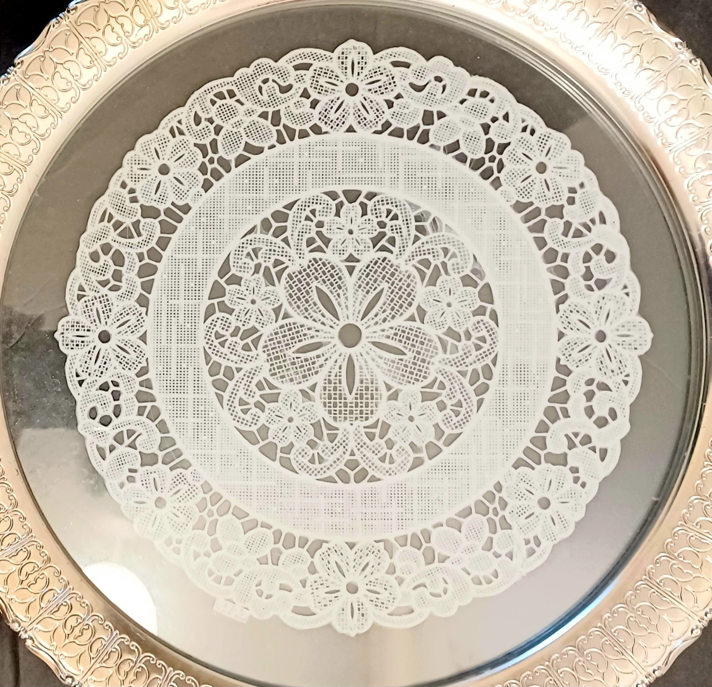 Vtg W. German New Quist New Cake Platter - photo 5