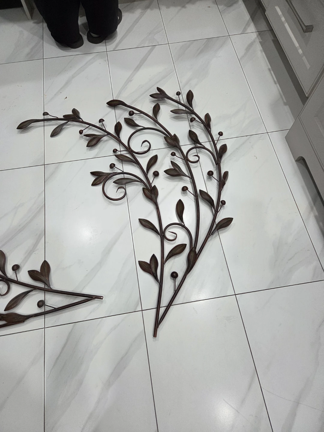Metal Wall Art - Branch & Leaf Design - photo 3