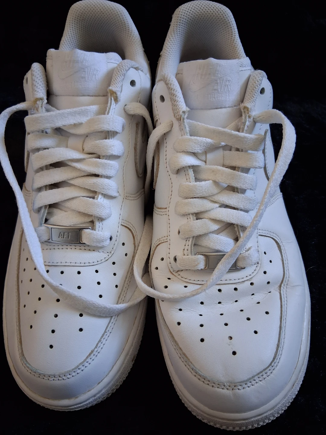 Nike Air Force 1 White Sneakers - photo 2