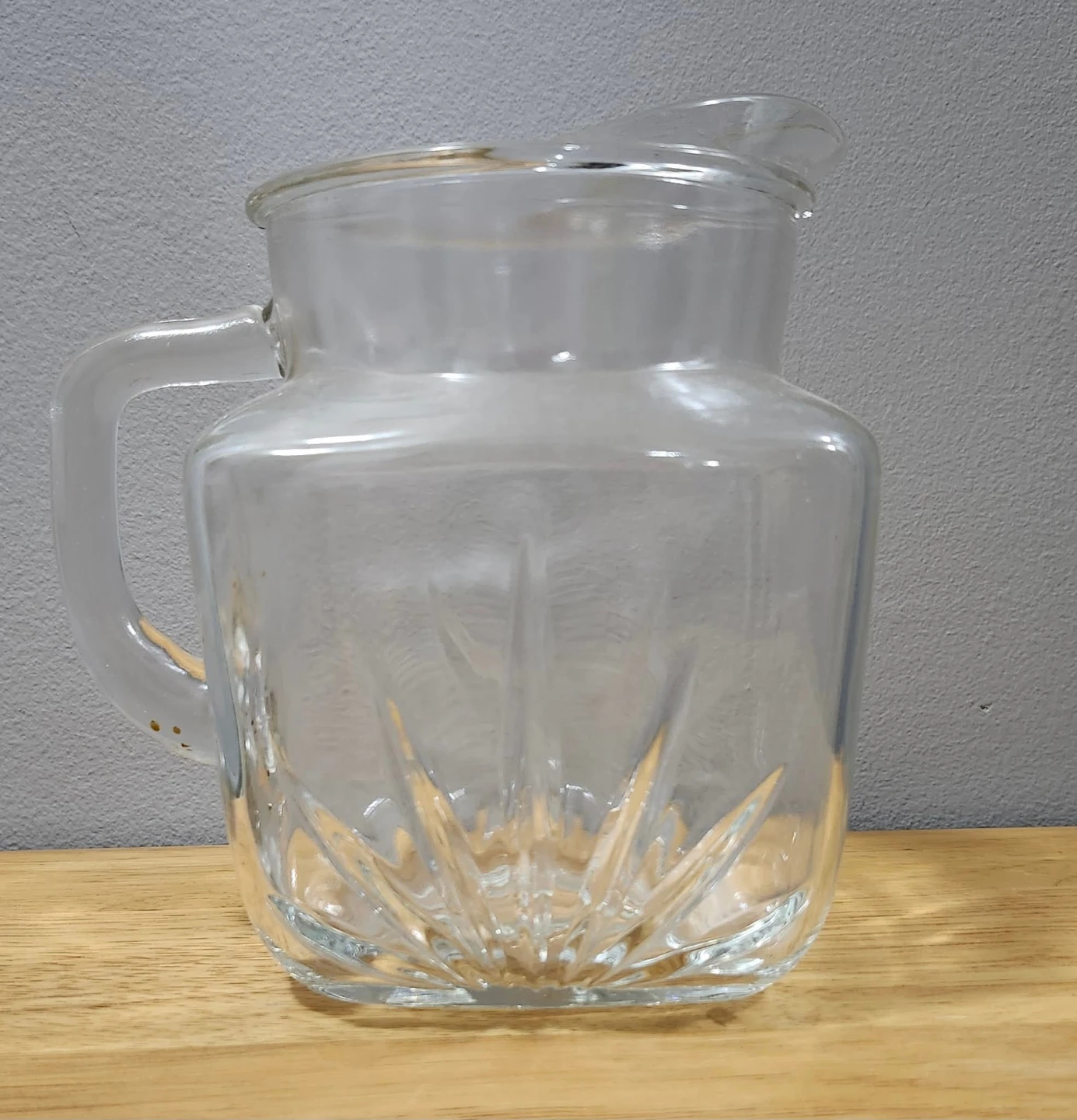 🏆Vintage Federal Glass Starburst Pitcher. 🌟 - photo 3