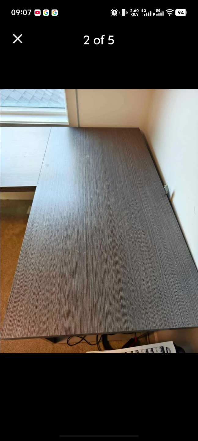 L-Shaped Corner Desk with Drawers - photo 4