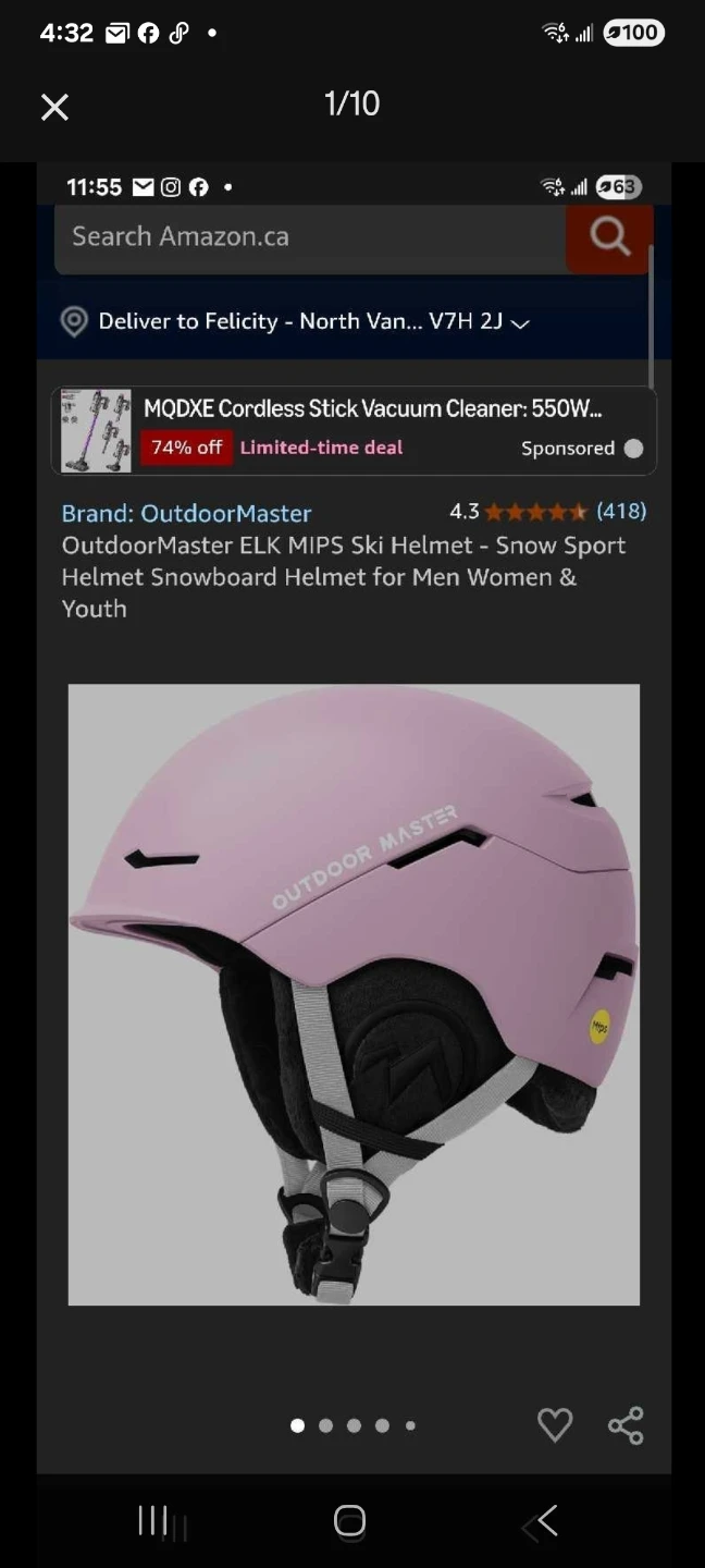 MIPS Ski Helmet brand new