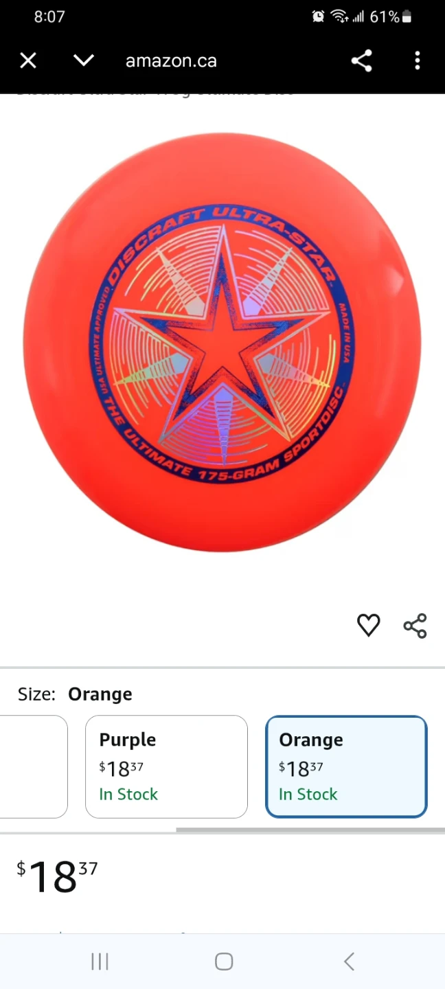 Discraft Ultra-Star Ultimate Sportdisc
