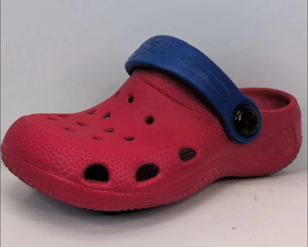 Red Crocs with Blue Strap - photo 3
