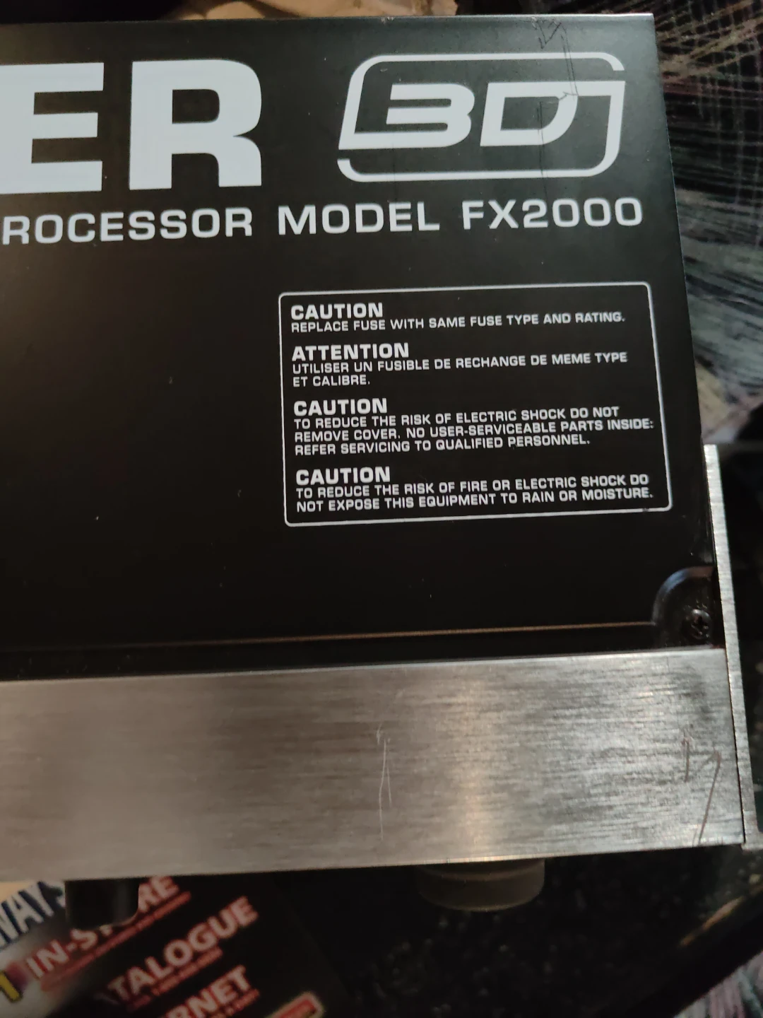 Behringer Virtualizer 3D FX2000 Multi-Effects Processor - photo 5