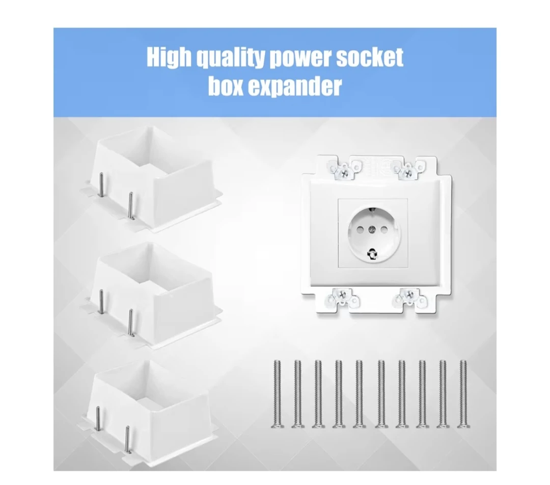 4pcs BE2-4 (2 Gang)with 16pcs Screws Power - photo 3