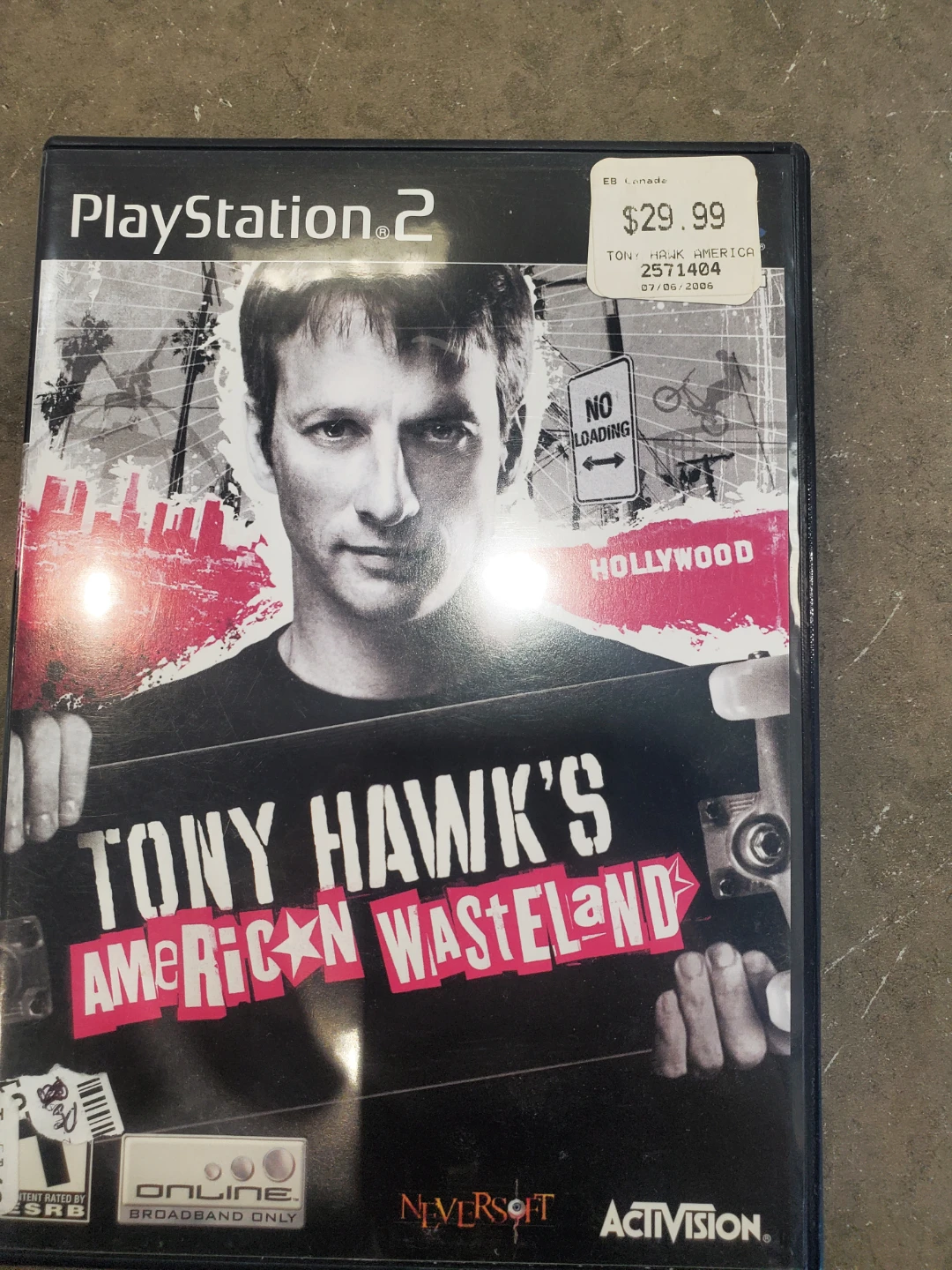 Tony Hawk's American Wasteland PlayStation 2 Game