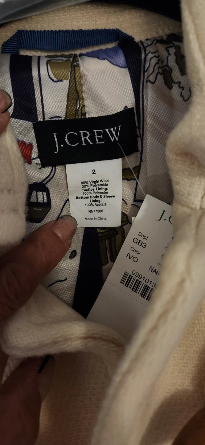 J. Crew Toggle Coat Size 2 - photo 4