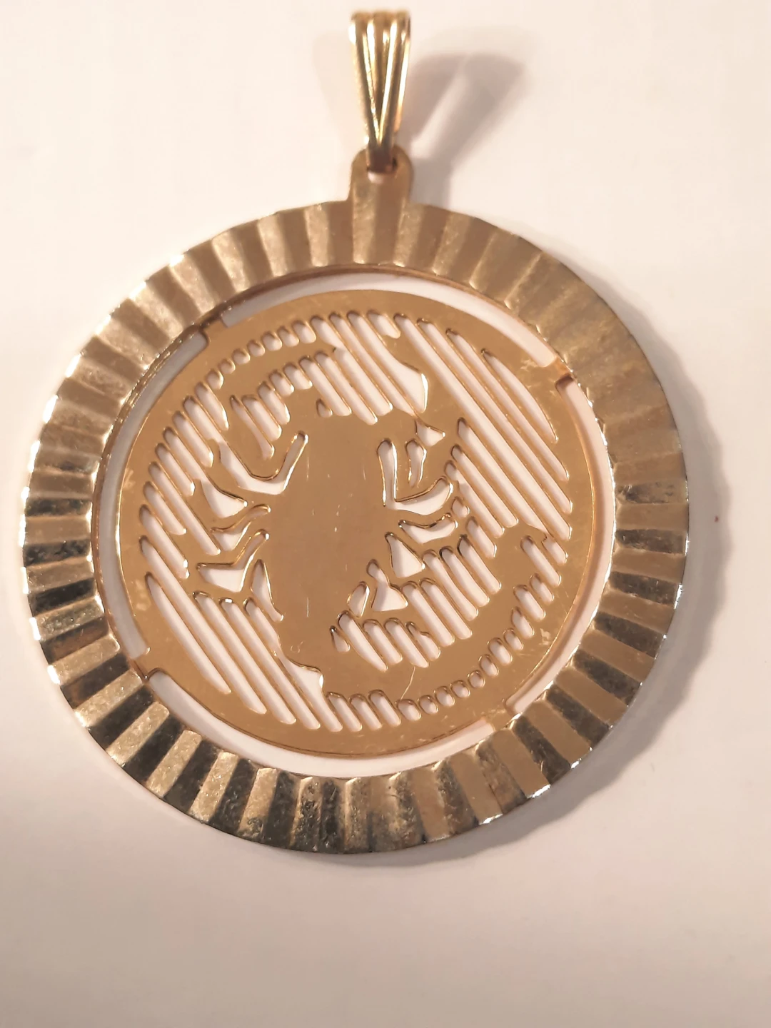 Gold Tone Scorpion Zodiac Pendant - photo 5