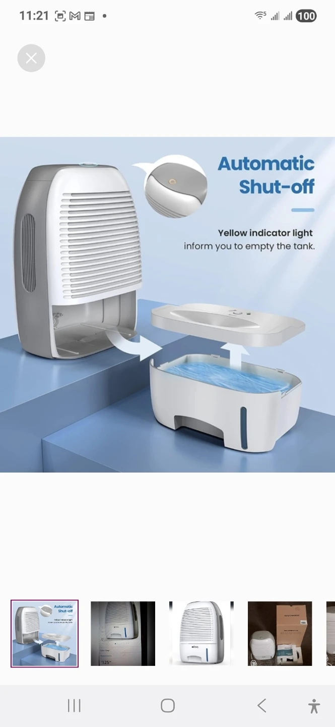 DEHUMIDIFIER NEW 🥕IN BOX $137 RETAIL HUMIDIFIER