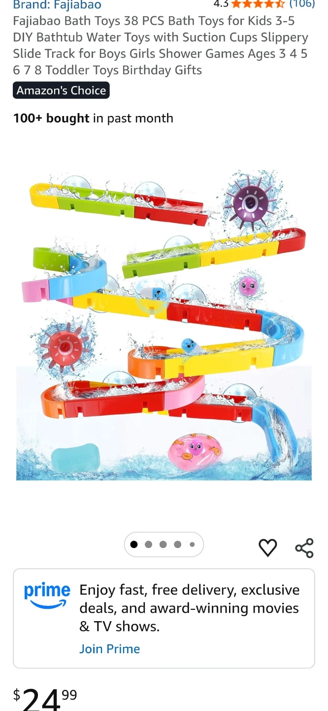 Bath Toys; DIY Bathtub Slide Track