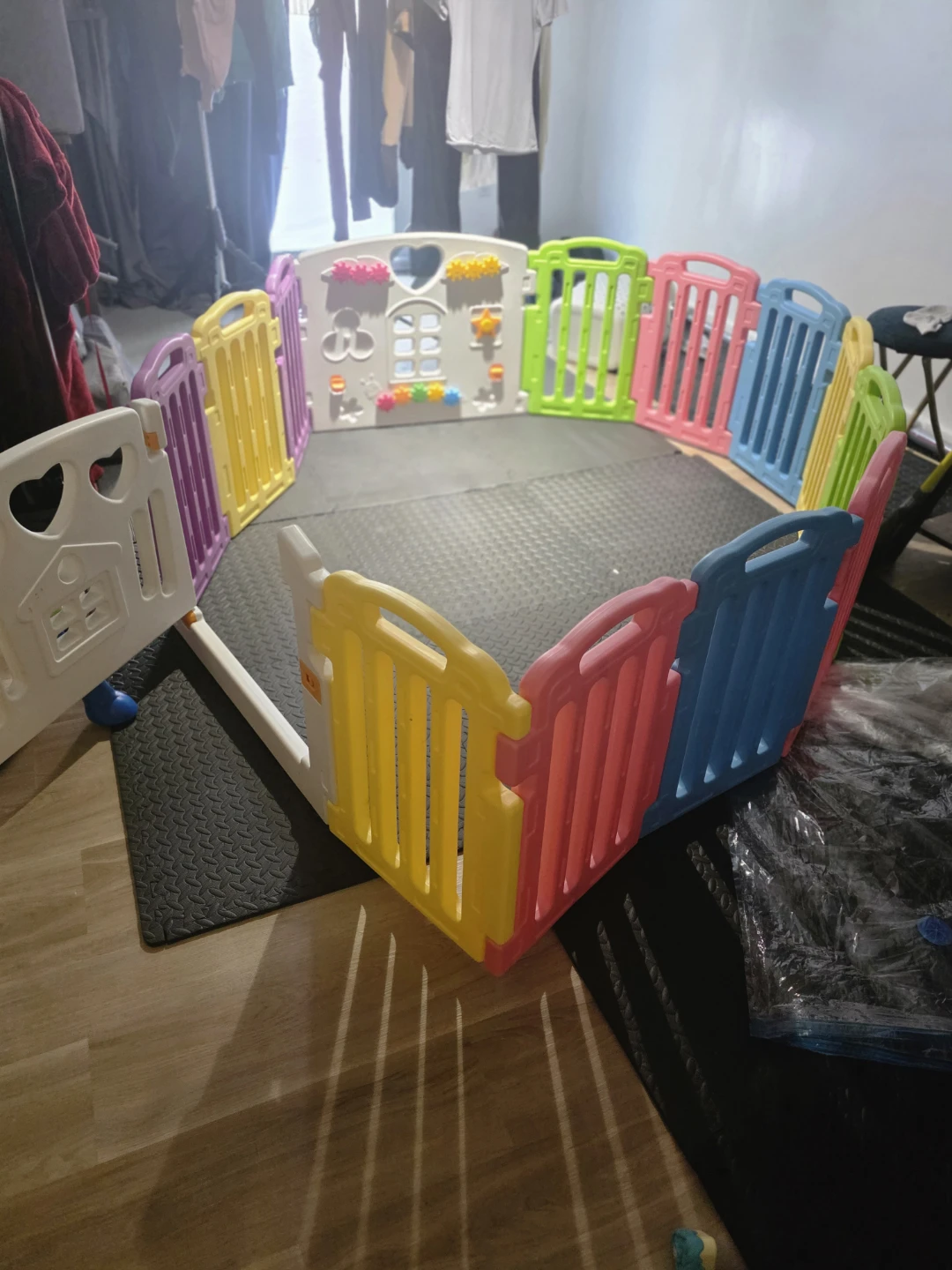 🏆 Multi-Panel Baby Playpen with Activity Board