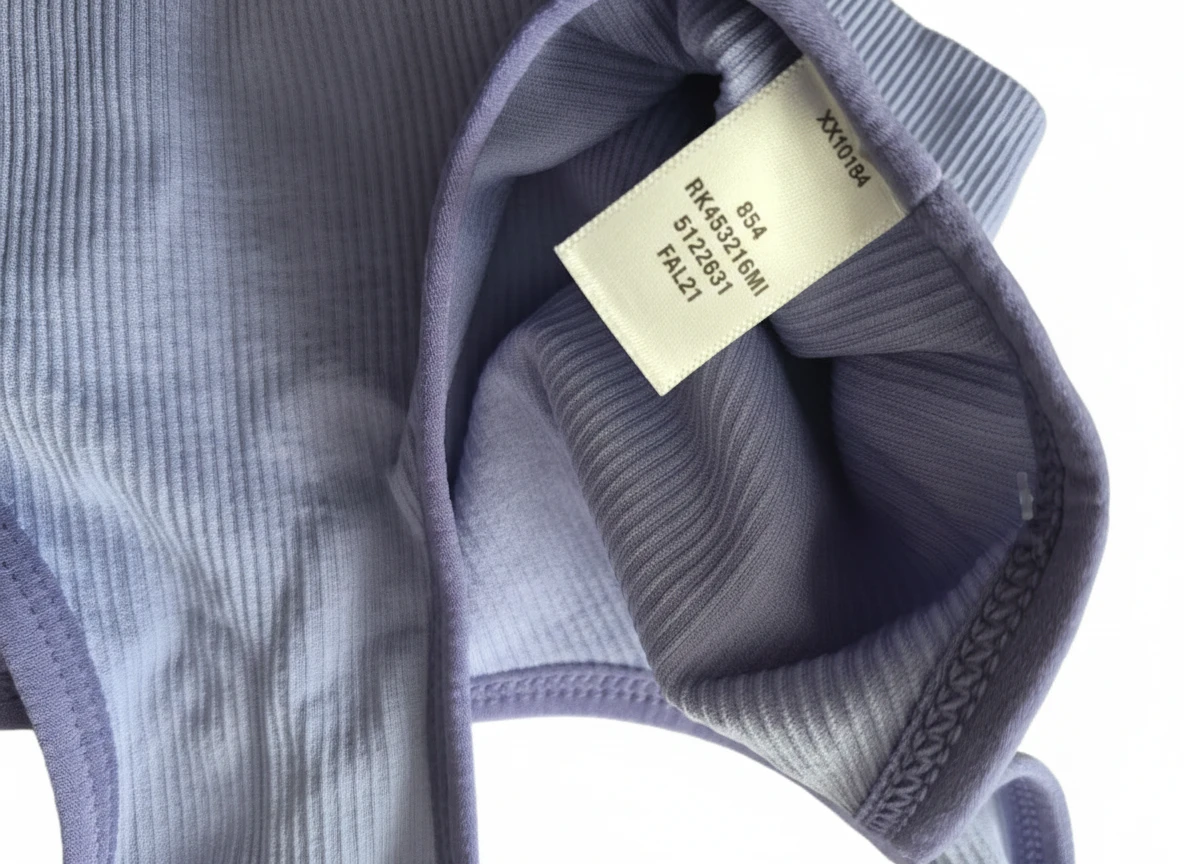 Z By Zella RIVAL 2 Toned Purple Ribbed Seamless Sports Bra NWOT🏆 - photo 5