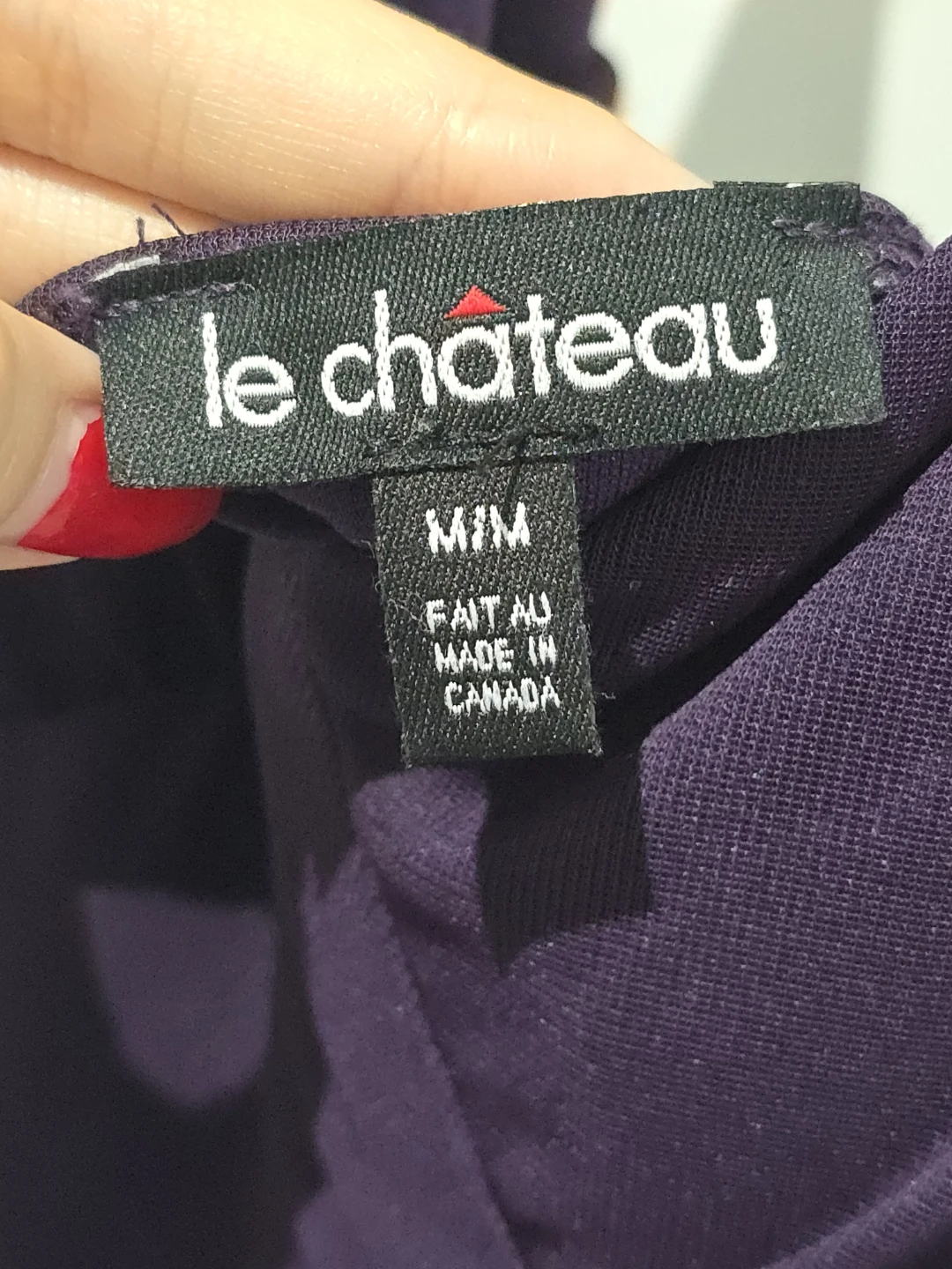 Le Chateau Purple Halter Neck Dress - photo 3