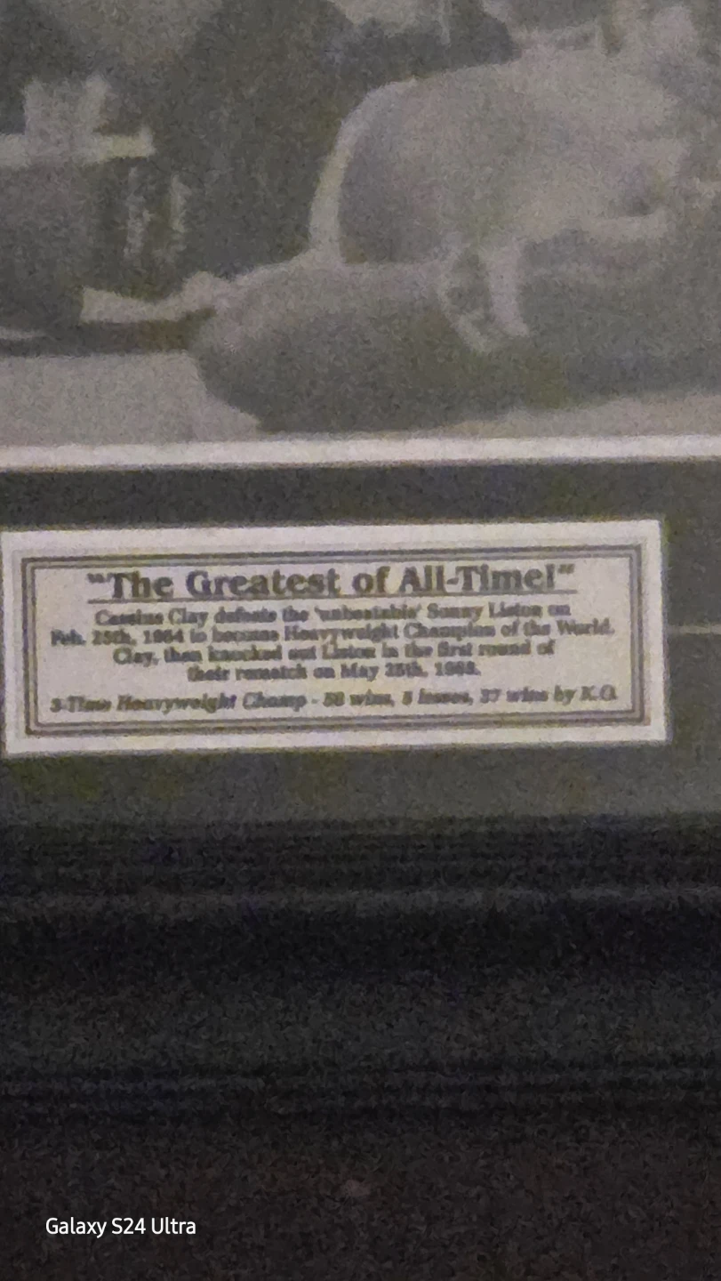 Framed Muhammad Ali "The Greatest of All Time" Photo - photo 2