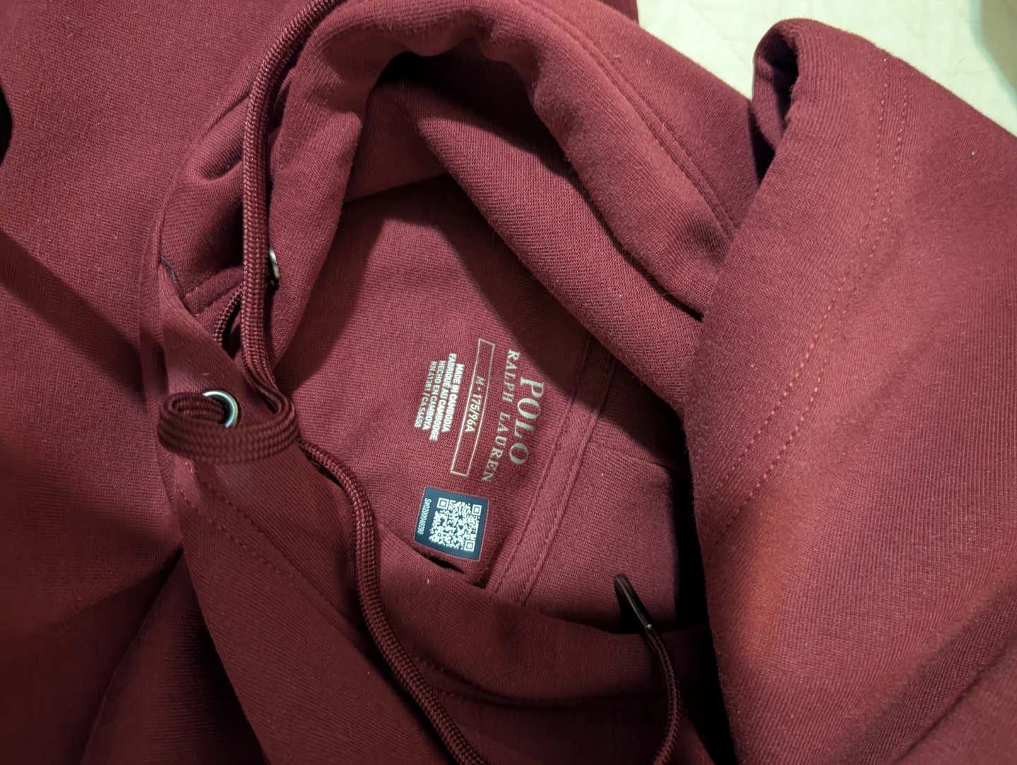 Polo Ralph Lauren Men's Burgundy Hoodie🏆