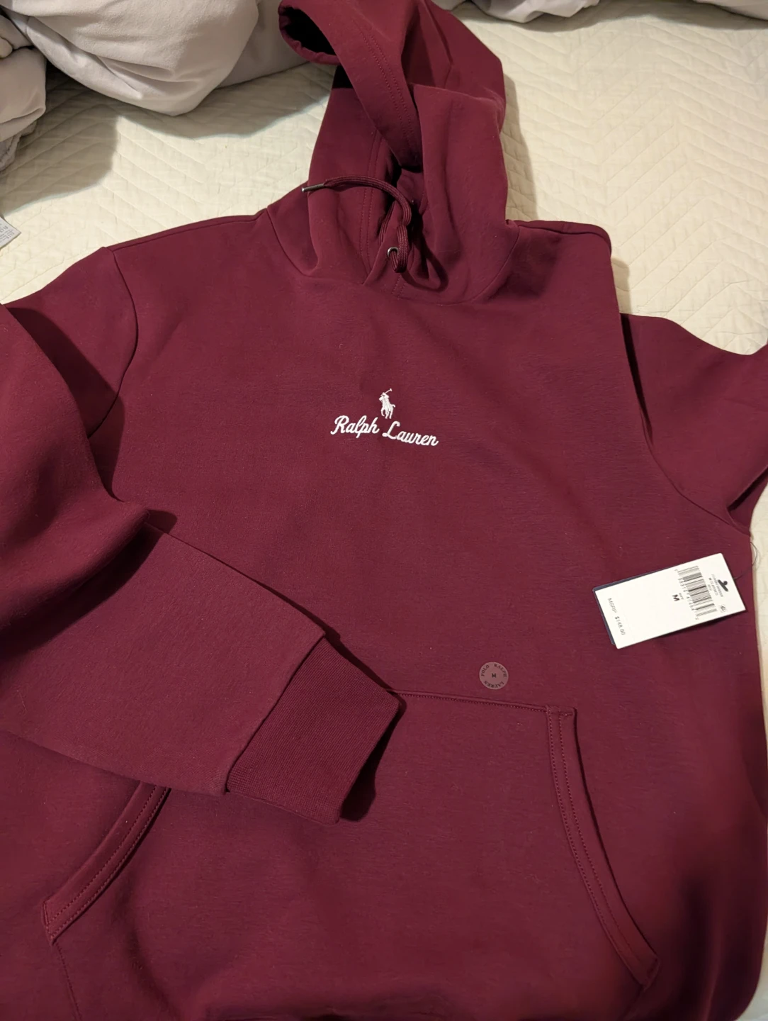 Polo Ralph Lauren Men's Burgundy Hoodie🏆 - photo 2